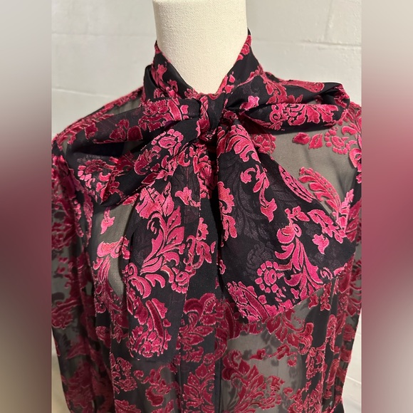 Alice + Olivia Sheer Blouse - Picture 5 of 10